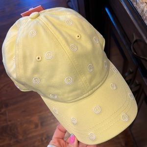 Stoney Clover yellow smiley face hat